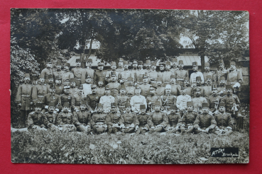 AK Militär Bruck a d Leitha / 1914-1918 / Foto Karte / 1 WK / Soldaten / Österreich / Türkei / Generäle Offiziere Gruppenfoto / Uniform / Orden / Niederösterreich